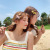 Barrettes Female Korean Color Flower Internet Celebrity Word Clip Sweet Xuan Ya Headdress