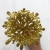 Factory direct sales of gold powder Christmas decoration Supplies Europe Simulation plant Flower head