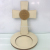 Religious crafts density board cross scented candles placed in the base