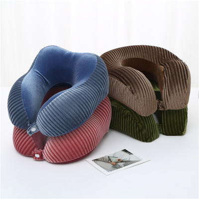 Portable memory U - shaped neck pillow for travelling aircraft neck pillows for men and women