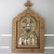 Orthodox Double - layer plastic figure cross photo frame