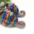 Hot style cuddly toy sequins cute chameleon lizard doll dinosaur car keychain bag pendant