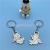 Guangdong Zinc Alloy Key Ring Metal Keychains Small Pendant Little Angel Single Brand Oil Key Chain