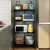 Installation-Free Kitchen Rack Multi-Layer Folding Floor-Standing Microwave Oven Storage Home Supplies Storage Shelf