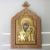 Orthodox Double - layer plastic figure cross photo frame