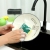 S73 Pressing Utensil Kitchen Brush Detergent Dispenser Push-Type Automatic Liquid Outlet Box Scouring Pad Dish Brush