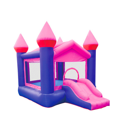 Children's Inflatable Castle Household Naughty Castle Inflatable Trampoline Inflatable Slide Indoor and Outdoor Small Trampoline Inflatable Toys
