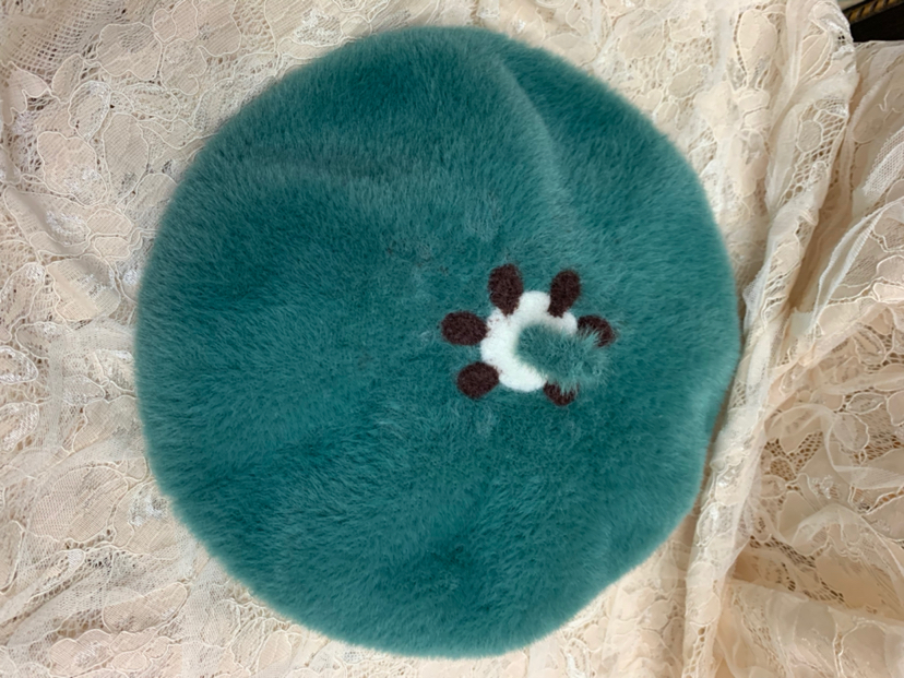 秋硕原创设计日系原宿手工羊毛毡水果贝雷帽 秋冬手作画家帽子