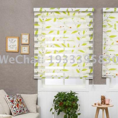 Louver Curtain Lifting Punch-Free Installation Bathroom Waterproof Shading Installation-Free Shutter Toilet Kitchen Soft Gauze Curtain