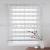 Louver Curtain Lifting Punch-Free Installation Bathroom Waterproof Shading Installation-Free Shutter Toilet Kitchen Soft Gauze Curtain