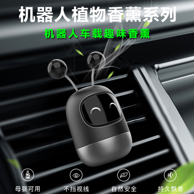 Car Aromatherapy Creative Robot Air Outlet Aromatherapy New Cartoon Air Conditioning Air Outlet Car Perfume Decoration