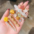 New Korean Style Ins Internet Influencer Pearl Rhinestone Hairpin Set Bow Pretty Girl Bang Side Clip Hairpin Wholesale