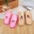 2020 Simple Portable Folding plush slippers Home Hotel lazy people clean floor mop slippers