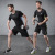 suit men's summer leisure men's fitness suit Sports shorts quickdry running tight short sleeve training sportswear