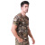 ESDY Outdoor round neck Camouflage short sleeve Breathable Sport Quick Dry T-shirt short sleeve Dress A413