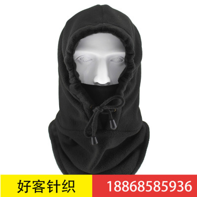 windbreaker for outdoor sports neck collar for cold protection and thickened head cover CS mask fleece warm cap