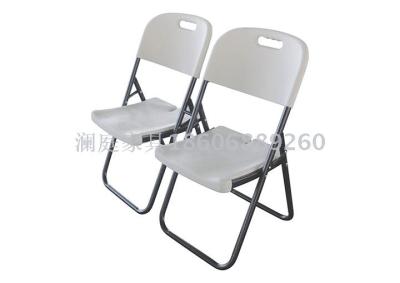 cheap outdoor multi-functions HDPE plastic folding chair garden banquet classroom chair 