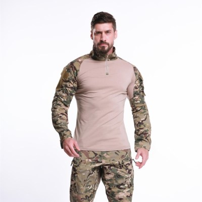 Factory Direct selling Frogwear long jacket Long sleeve Military training long sleeve T-shirt for men