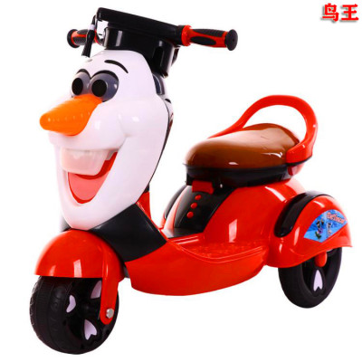 Children's electric motorcycle wholesale can sit small mulan motorcycle with music with light early education toys