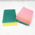 Factory Direct Sales Color Scouring Sponge Washing Pot Washing Scouring Pad Kitchen Cleaning Supplies Wholesale