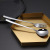Creative Web Celebrity Korean Spoon Nordic Wind 304 Spoon Household Dessert Coffee stirspoon Portable Spoon