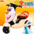 Children's electric motorcycle wholesale can sit small mulan motorcycle with music with light early education toys