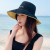Bucket Hat Female Double-Sided Big Brim Sun-Proof Hat Summer Outdoor Japanese Style All-Matching Internet Hot Korean Style Tide Sun Hat