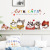 Wall stickers manufacturers wholesale new adorable cat series cartoon combination can remove waterproof Wall stickers