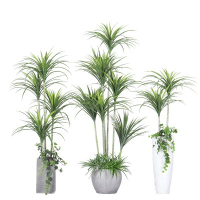 Nordic style indoor home hotel office bedroom decoration simulation hot style yucca green plant potted