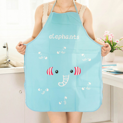 Fashion Household lovely Cartoon conquers kitchen and oil proof sleeveless smock for women