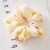 New Colorful Peach Heart Large Intestine Ring Hair Band Accessories Women's Cross-Border Cloth Released Circle Updo Elastic Band Hair Tie