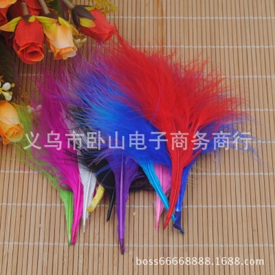 Turkey Feather Full Velvet Feather Vascular Fluff Ornament Clothes Accessories Feather Wholesale Factory Direct Sales