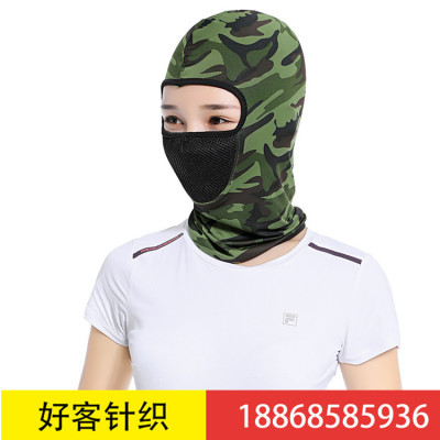 Cycling breathable mask sports outdoor motorcycle dust and sun protection mask head cover LYcra CS face mask mesh