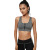 A new high-intensity yoga bra quick-dry running BRA with A shock resistant front Zipper