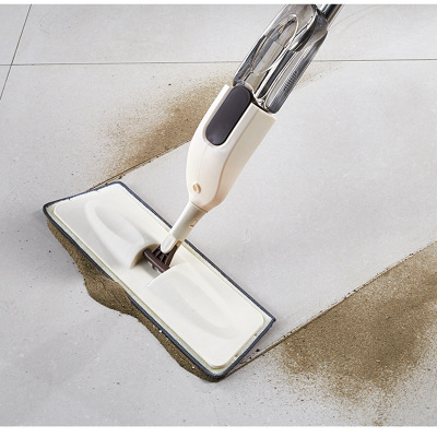 Water Spray Pump-Free Sluggard Spray Flat Mop ceramic tile Solid wood Mop for dry and wet two-land Mop