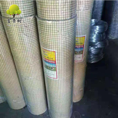 Direct Factory PVC Coated Green Welded Wire Mesh 1/2'' Mesh Iron Wire Fence For Animal Farm Meadow