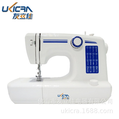 Factory Direct Sales Ukicra 613 Sewing Machine Household Variable Speed Mini Desktop Reinforced Iron Multi-Function Sewing Machine