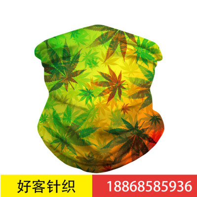 Digital print outdoor dust mask entertainment Holiday headscarf handkerchief hair trend