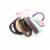 New high quality stretch nylon muslin Korean version of multiple color rubber band head ring