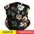 Popular flower digital print couples hat headscarf versatile neck scarf riding dust mask direct sales