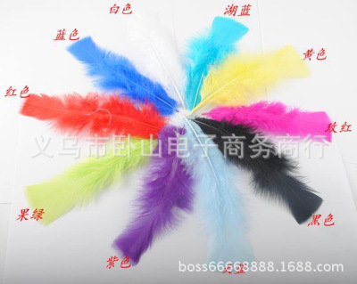 Supply All Kinds of Small Feather Goose Big Floating Straight Knife Pearl Feather Turkey Feather Pheasant Feather Chicken Feather