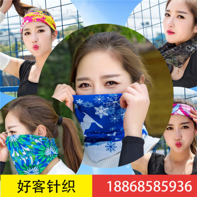 Cycling headscarf Multi-functional changeable headscarf Sport cycling Magic headscarf universal sunscreen neck wrap