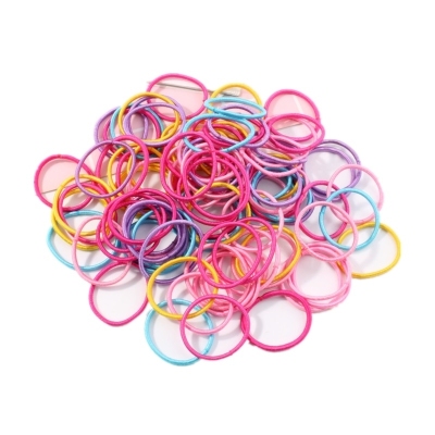 Children's Rubber Band Cute Baby Hair Ties/Hair Bands High Elastic Durable Headband Candy-Colored Hair Tie Canned Hair Accessories
