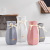 Ceramic Vase sets of Three INS wind simple modern household soft decorations to make decorations white powder blue