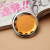 Crystal makeup mirrors Lady's Small Gift High-end double folding Portable Metal Mirrors Activity Small gift