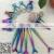 Small fish fluorescent pen UV plated super bright rainbow colored  mini fluorescent pen Mermaid creative Gift pen