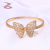Butterfly Style Decorative Pendant Zircon Bracelet & Ring Set 520 Birthday Gift to Send His Girlfriend Factory Direct Sales
