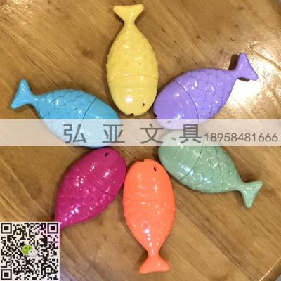 Mermaid Fluorescent Pen UV - plated ultra bright rainbow colored fluorescent pen mini - shaped creative gift pen