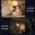 Genie Adorable Rabbit Starry Sky Projection Lamp Star Moon Led Charging Rotating Atmosphere Small Night-Light Table Lamp Creative Gift