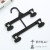 Black Double Layers Plastic Trousers Rack Student Hanging Trouser Press Skirt Clothespin Clothes Hanger Clothing Store Display